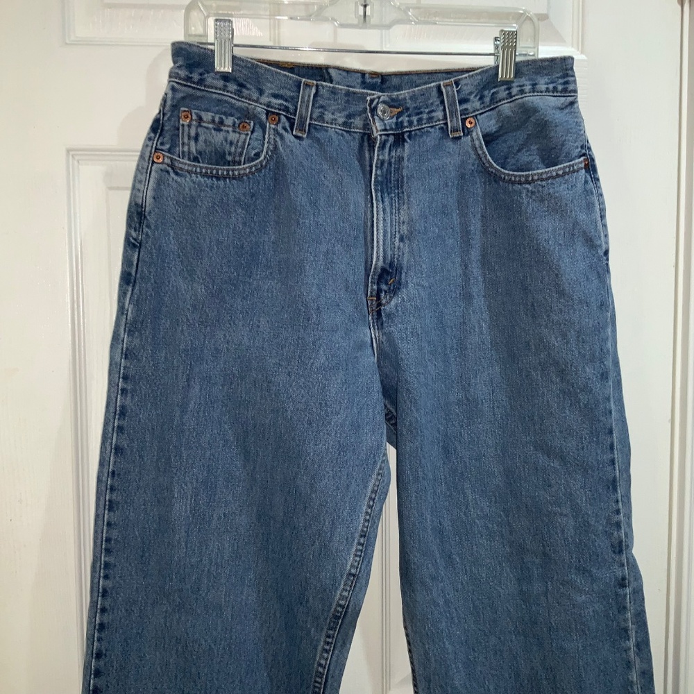 Levi’s 560 jeans Sz 14 Regular M loose fit straight leg vintage - Picture 3 of 7